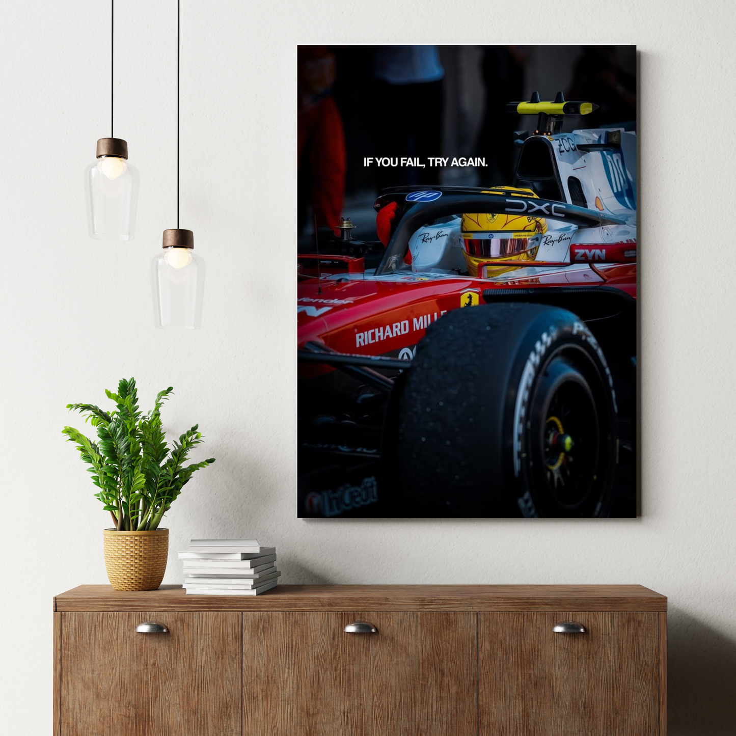 LEWIS HAMILTON ''IF YOU FAIL, TRY AGAIN.''