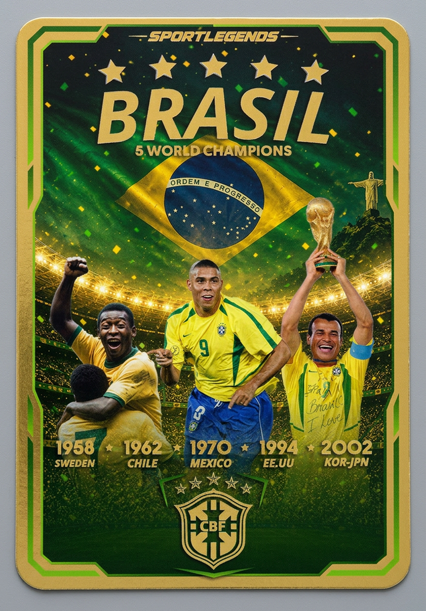 BRAZIL | 5X FIFA WORLD CHAMPIONS
