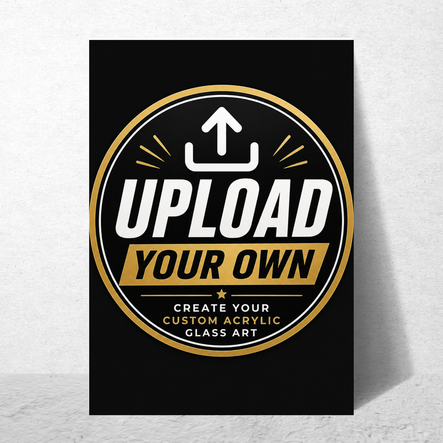 UPLOAD YOUR OWN PHOTO | CUSTOM ACRYLIC GLASS WALL ART