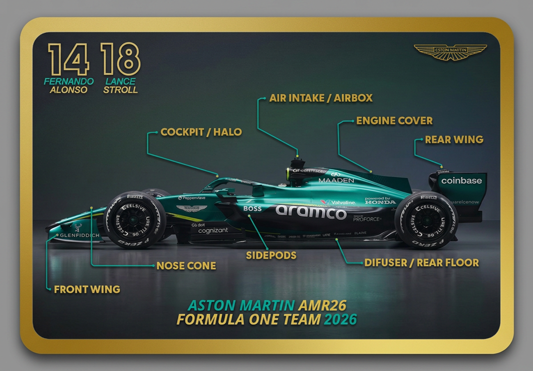 ASTON MARTIN AMR26 — 2026 FORMULA ONE TEAM