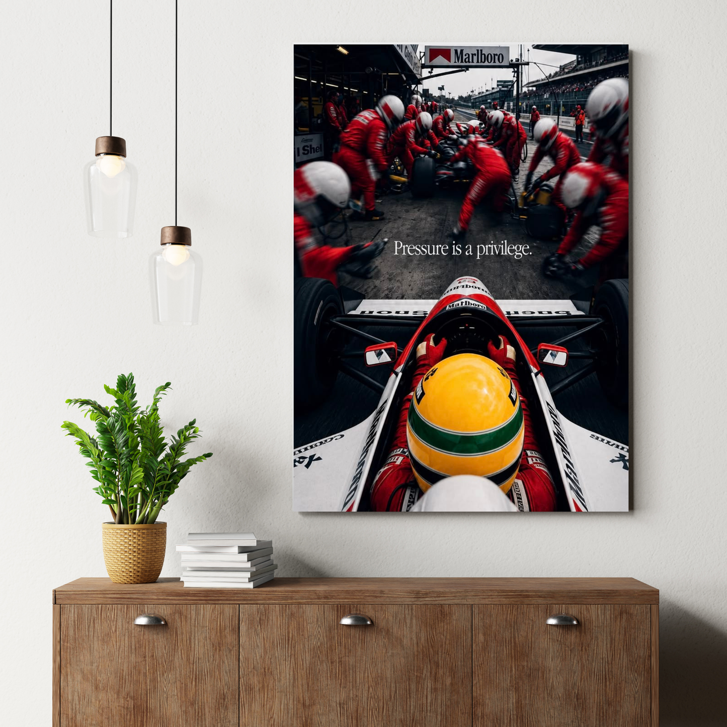 AYRTON SENNA "PRESSURE IS A PRIVILEGE"