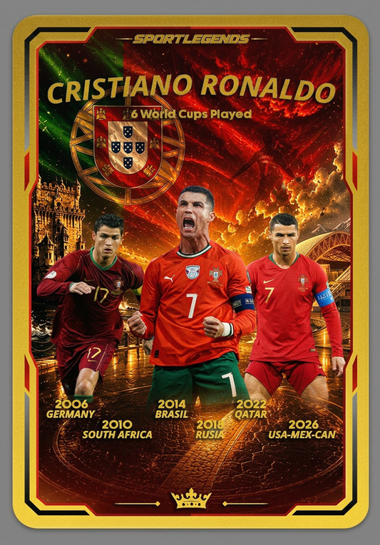 CRISTIANO RONALDO | 6 FIFA WORLD CUPS