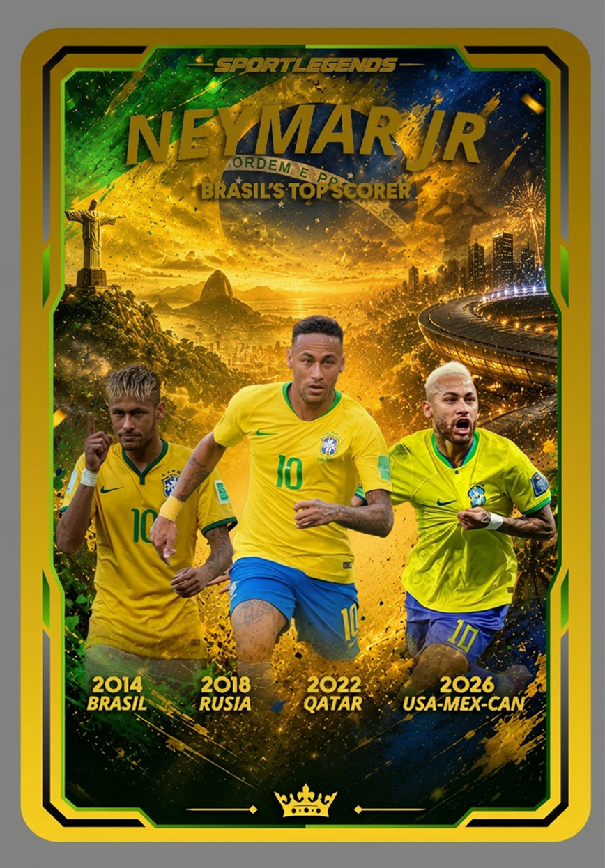 NEYMAR JR | BRAZIL’S TOP SCORER