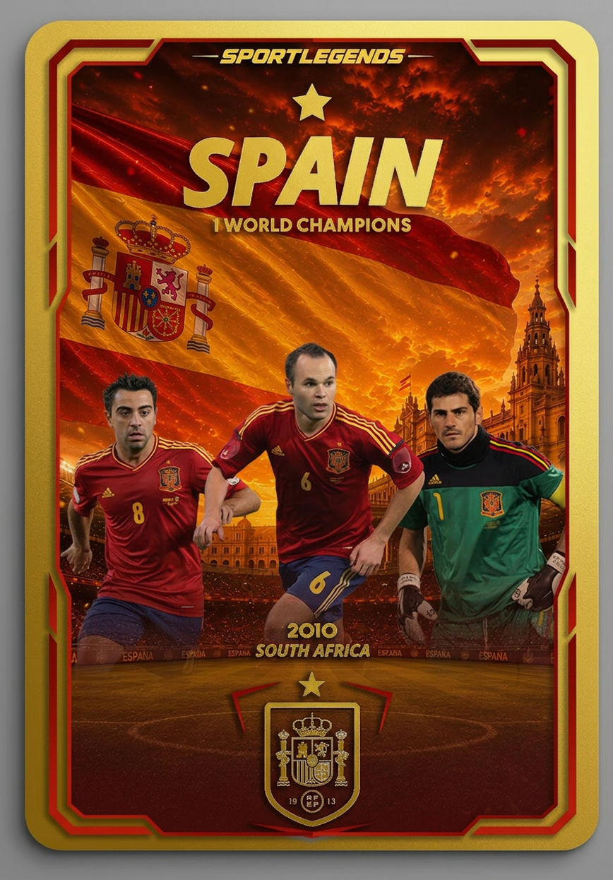 SPAIN | FIFA WORLD CHAMPIONS 2010